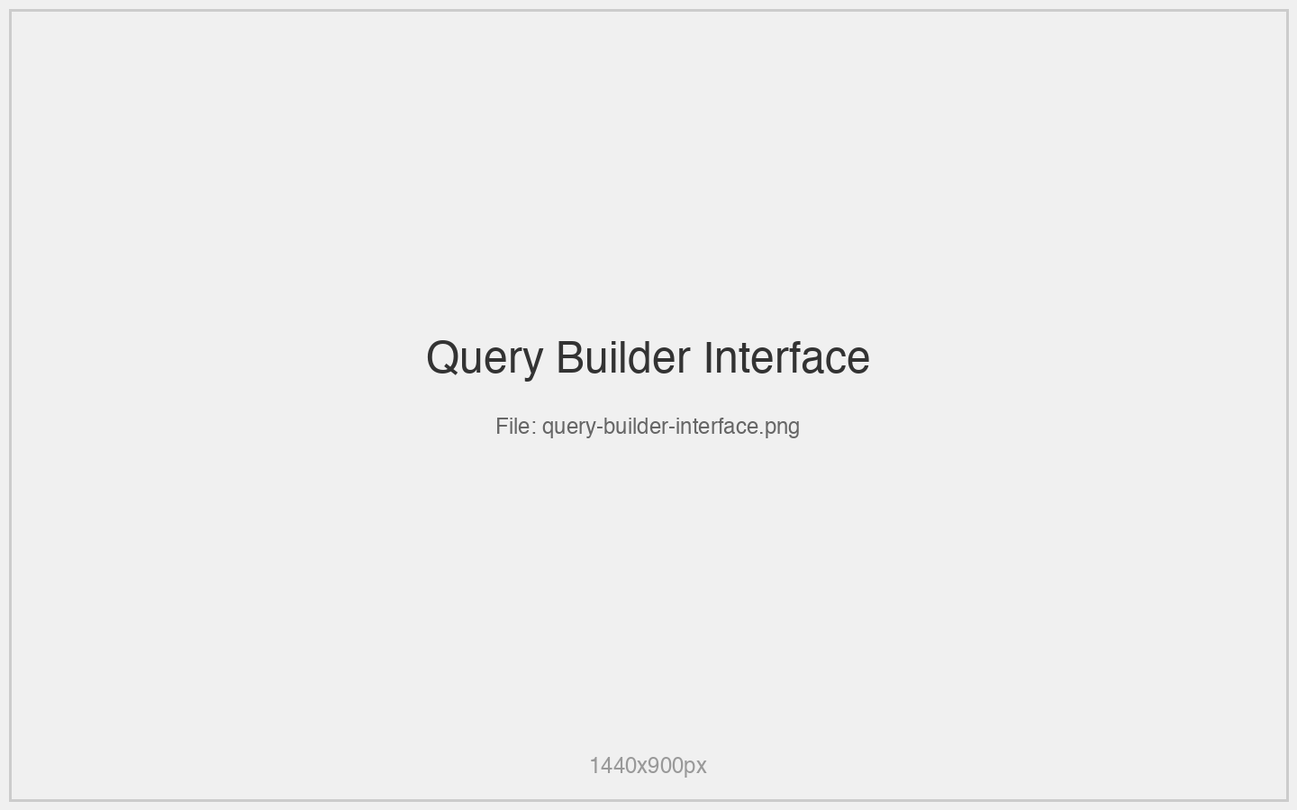 Query Builder Interface