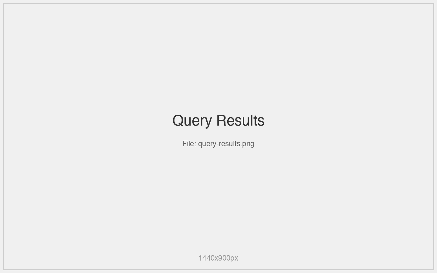 Query Results
